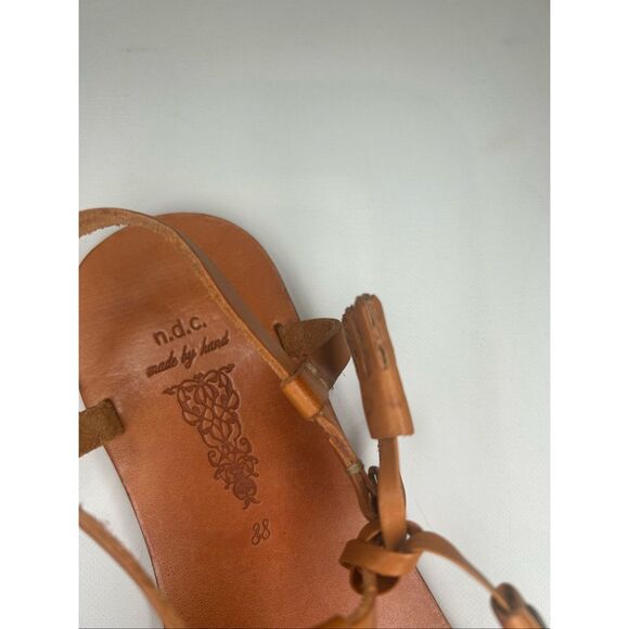 N.d.c. Women’s Camel Sandals - Picture 3 of 5
